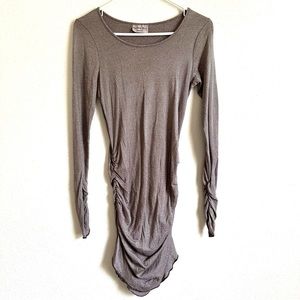 Maternity: Michael Stars ruched sides tunic/dress